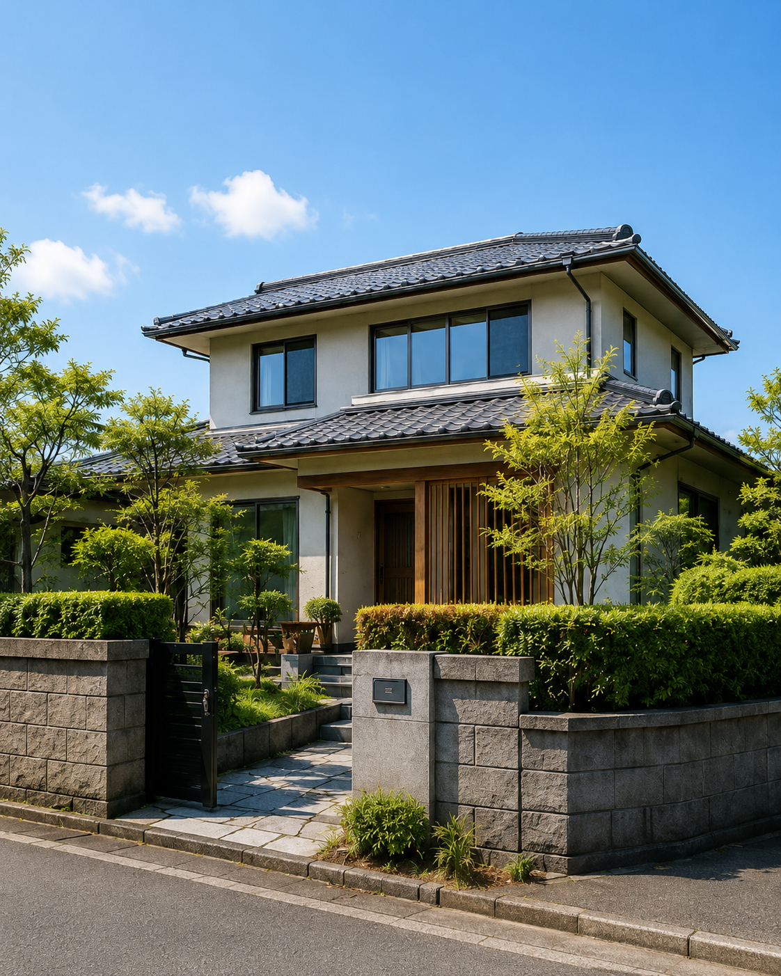A well-maintained home in Japan